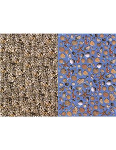 Rainbow χαρτόνι "κοχύλια-βότσαλα" 300γρ. 50x70εκ.