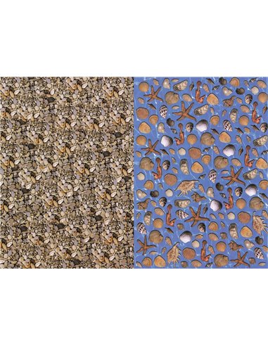 Rainbow χαρτόνι "κοχύλια-βότσαλα" 300γρ. 50x70εκ.