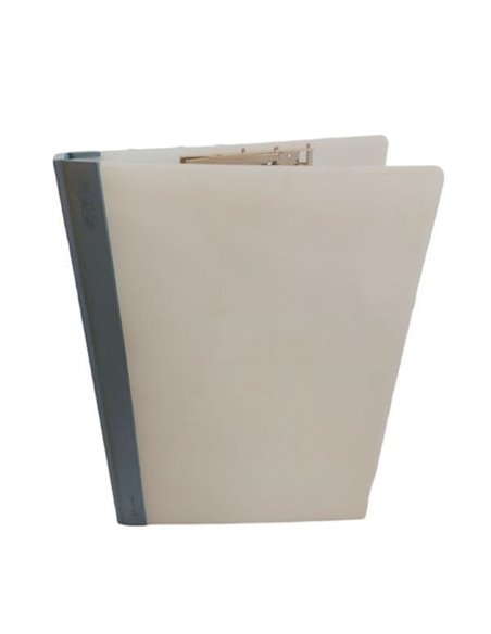 Ντοσιέ με πιάστρα PP ασημί Y31,5x24x1,5εκ.