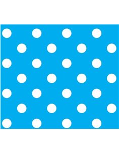 Χαρτόνι "πουά" μπλε 50x70εκ. 250γρ.