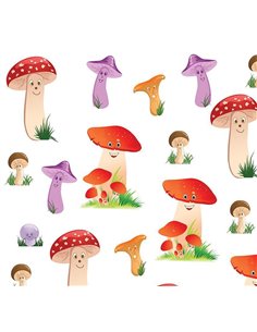 Χαρτόνι "μανιτάρια" 50x70εκ. 300γρ.
