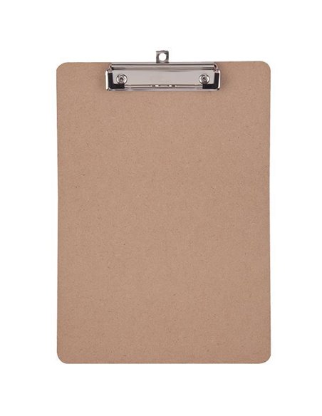 Comix πινακίδα ξύλινη, Α4, με πιάστρα, καφέ, 31,8x22.8 εκ.