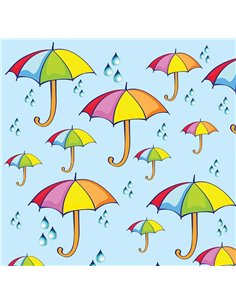 Χαρτόνι "ομπρέλες" 50x70εκ. 300γρ.