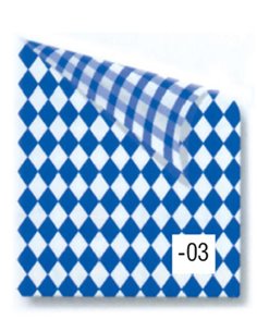 Rainbow χαρτόνι καρό μπλε-λευκό 2 όψεων 50x70εκ.