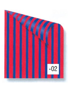 Rainbow χαρτόνι ριγέ μπλε-κόκκινο 2 όψεων 50x70εκ.