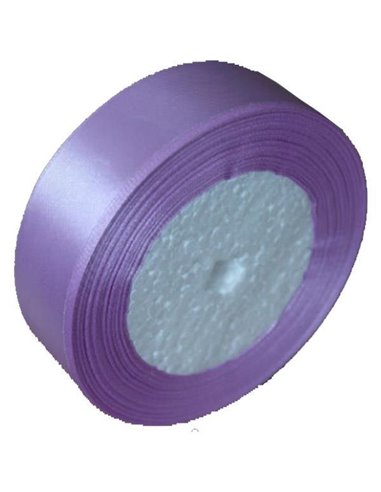 Κορδέλα σατέν με ούγια λιλά 2,5εκ. x 22μ.