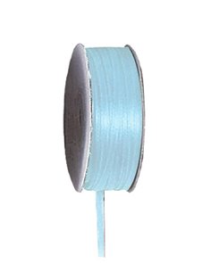 Κορδέλα σατέν διπλής όψης με ούγια αν. μπλε 3mm x100μ.