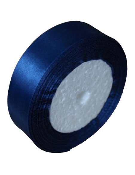 Κορδέλα σατέν με ούγια μπλε  2,5εκ. x 22μ.