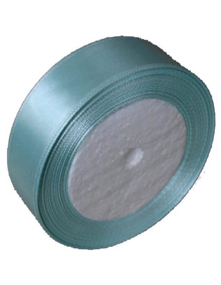 Κορδέλα σατέν με ούγια γαλάζια 2,5εκ. x 22μ.