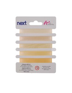 Κορδέλα σατέν κίτρινη 1εκ  x 1 μέτρο