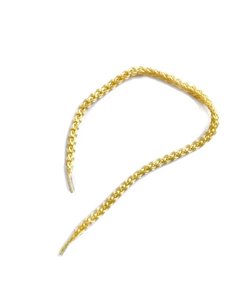 Κορδόνι για χερούλι τσάντας 35εκ., με πλαστικούς ακροδέκτες,  χρυσό