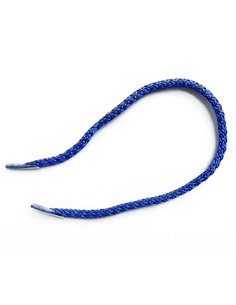 Κορδόνι για χερούλι τσάντας 35εκ., με πλαστικούς ακροδέκτες,  μπλε