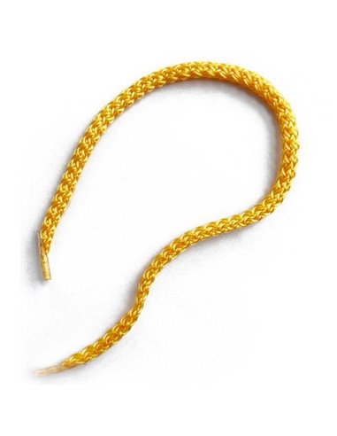 Κορδόνι για χερούλι τσάντας 35εκ., με πλαστικούς ακροδέκτες,  μουσταρδί