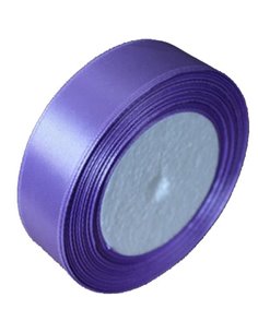 Κορδέλα σατέν με ούγια ανοιχτό μωβ 2,5εκ. x 22μ.