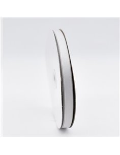 Κορδέλα γκρο 0,60x91εκ, γκρι χρώμα