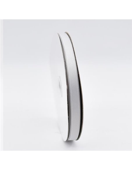 Κορδέλα γκρο 0,60x91εκ, γκρι χρώμα