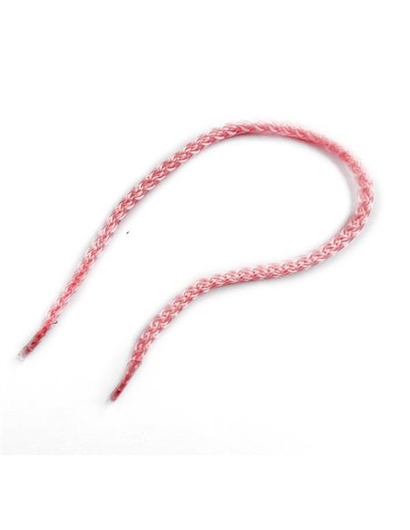 Κορδόνι για χερούλι τσάντας 35εκ., με πλαστικούς ακροδέκτες,  ροζ