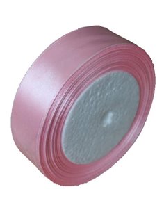 Κορδέλα σατέν με ούγια ροζ 2,5εκ. x 22μ.