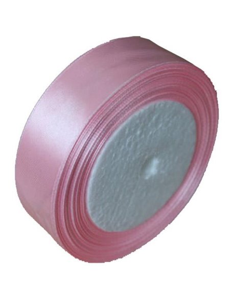 Κορδέλα σατέν με ούγια ροζ 2,5εκ. x 22μ.