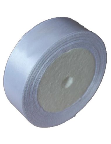 Κορδέλα σατέν με ούγια άσπρη 2,5εκ. x 22μ.