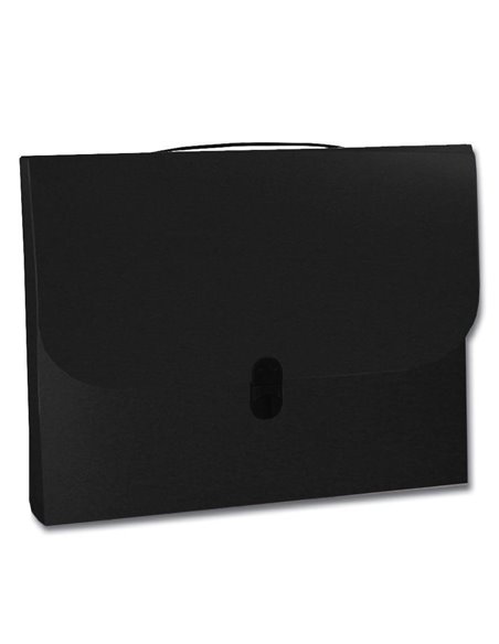 Next τσάντα συνεδρίων με κούμπωμα PP μαύρη Y36x28x4εκ.