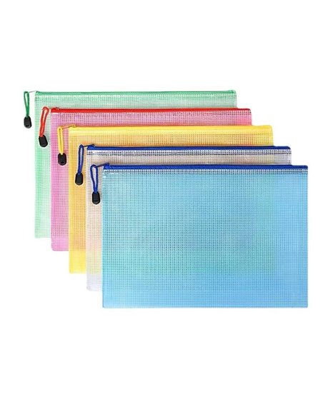 Τσαντάκι PVC A4 διάφανο Υ33x24εκ.