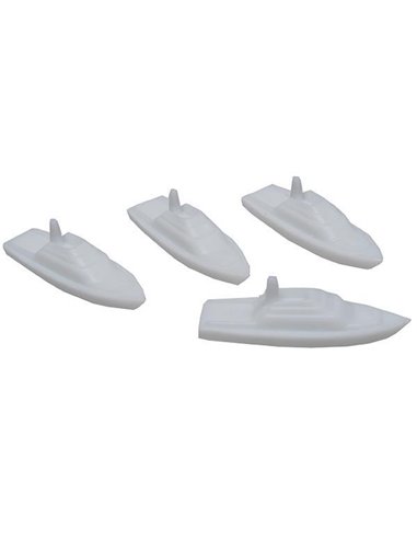 Βάρκες πλαστικές μακέτας μήκος 3 εκ. (4 τεμ.)