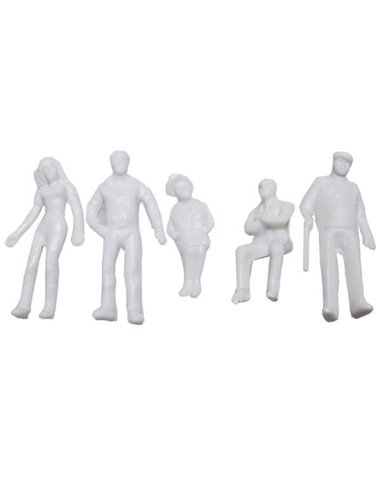 Ανθρώπινες φιγούρες μακέτας πλαστικές 1:42, ύψος 4εκ. (5τεμ.)