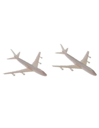 Αεροπλάνα πλαστικά μακέτας μήκος 5,5εκ. (4 τεμ.)