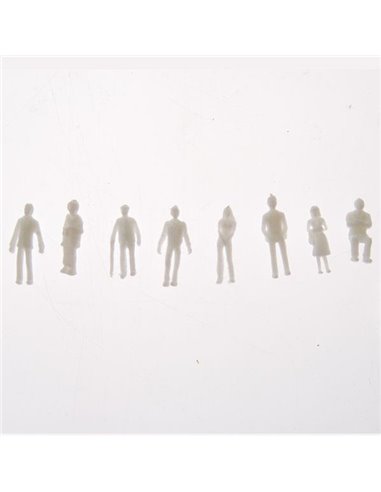 Ανθρώπινες φιγούρες μακέτας πλαστικές 1:100 ύψους 1,8εκ. (20τεμ.)