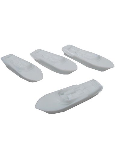 Βάρκες πλαστικές μακέτας μήκος 6,5εκ. (4 τεμ.)