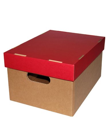 Νext κουτί classic κόκκινο καπάκι Α4 Υ18x23x32εκ.