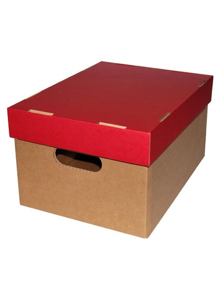 Νext κουτί classic κόκκινο καπάκι Α4 Υ18x23x32εκ.