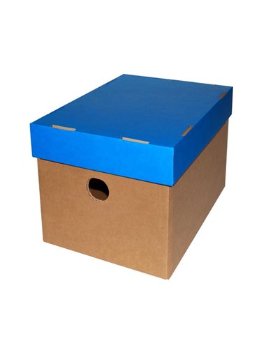 Νext κουτί classic γαλάζιο καπάκι Α5 Υ16x16x22εκ.