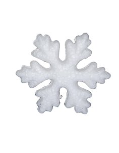 Χιονονιφάδα πολυστιρένης-φελιζόλ 6x6εκ.