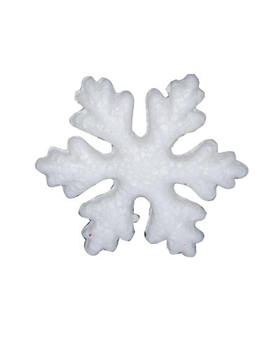 Χιονονιφάδα πολυστιρένης-φελιζόλ 6x6εκ.