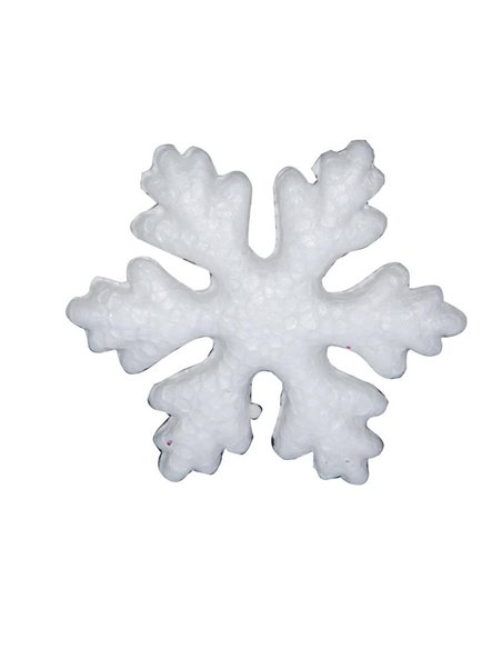 Χιονονιφάδα πολυστιρένης-φελιζόλ 6x6εκ.