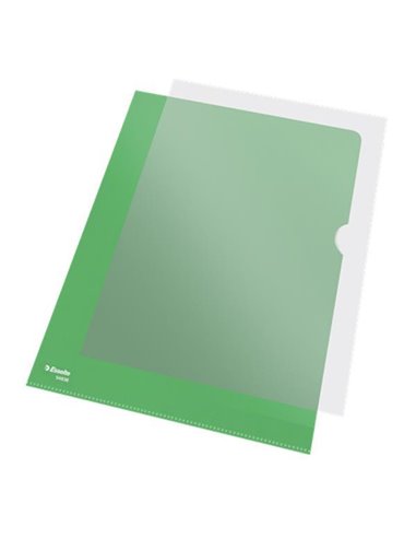 Esselte ζελατίνες τύπου "Γ" Α4 διάφανες πράσινες