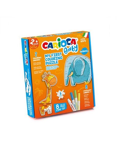 Carioca Baby Coloring Puzzle με Ζώα