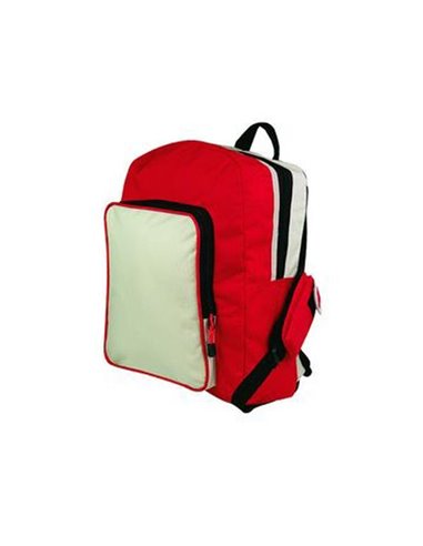 Τσάντα φροντιστηρίου κόκκινη 33x10xY40εκ.