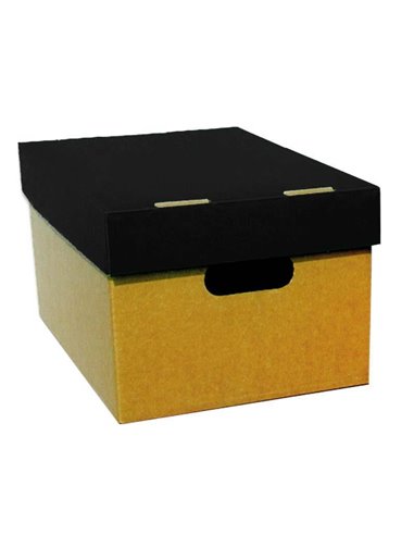 Νext κουτί classic μαύρο καπάκι Α4 Υ18x23x32εκ.