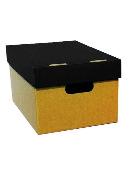 Νext κουτί classic μαύρο καπάκι Α4 Υ18x23x32εκ.