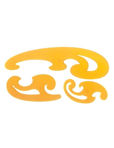 Ark σετ καμπυλόγραμμα 3τεμ,