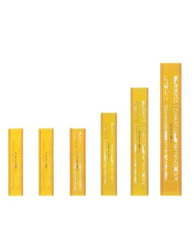 Ark στένσιλ γραμμάτων για ραπιδογράφο 0,7χιλ.