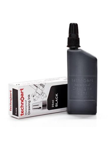 Isomars μελάνι για ραπιδογράφο μαύρο 25ml