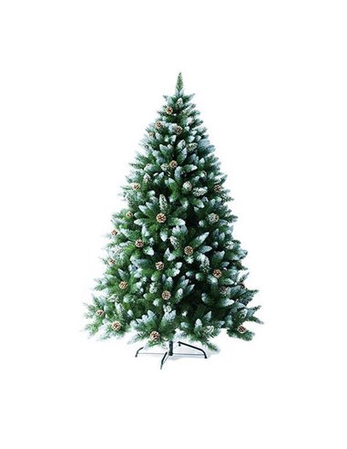 Χριστουγεννιάτικο δέντρο πράσινο με κουκουνάρες 1,80μ.