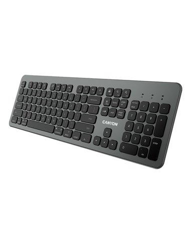 Canyon Ultra-Slim Bluetooth Keyboard BK-10 US Wireless Black - CND-HBTK10-US