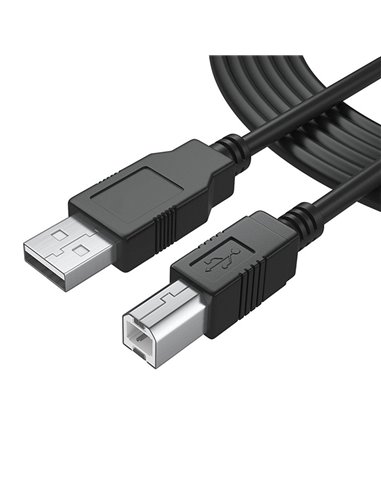 Powertech USB 2.0 Cable USB-A male - USB-B male 1.5m