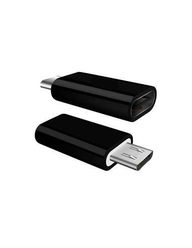 Powertech Μετατροπέας micro USB male σε USB-C female OTG