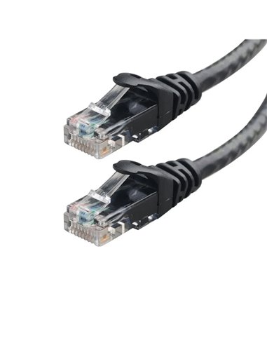 Powertech U-UTP Cat.5e Καλώδιο Δικτύου Ethernet 10m Μαύρο